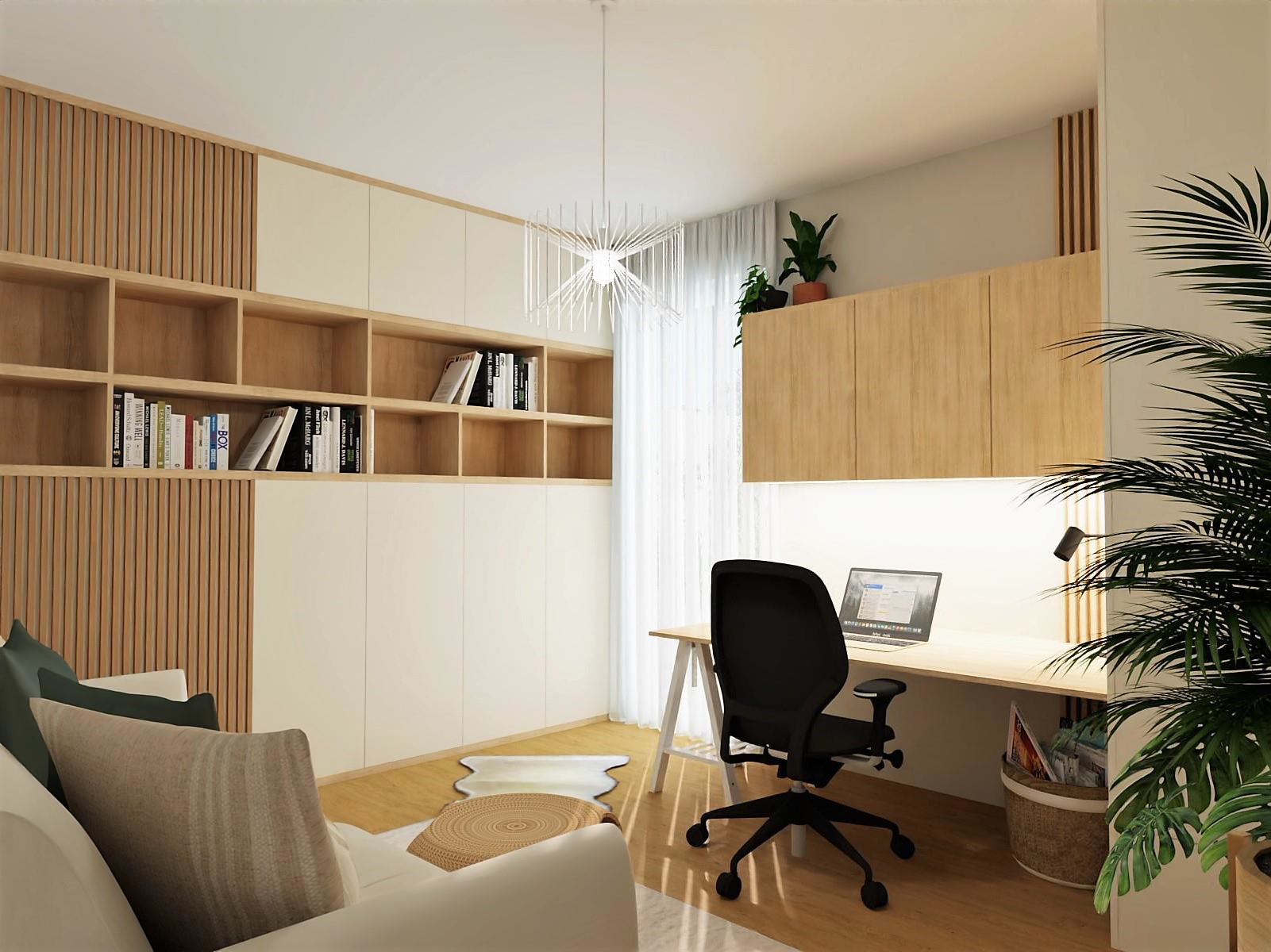 my office and the desk